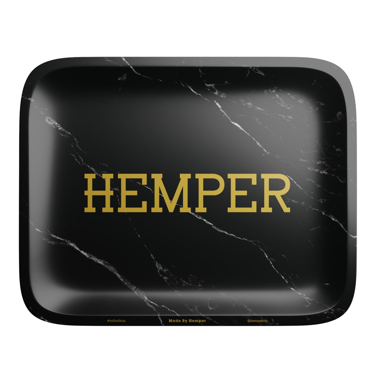 HEMPER - Luxe Black Marble Rolling Tray