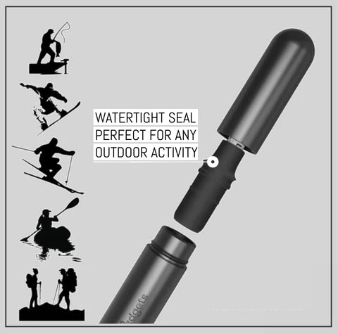 Weedgets Adventure-Ready Doob Tube - Waterproof, Smell-Proof, Eco-Friendly Filter, Front View