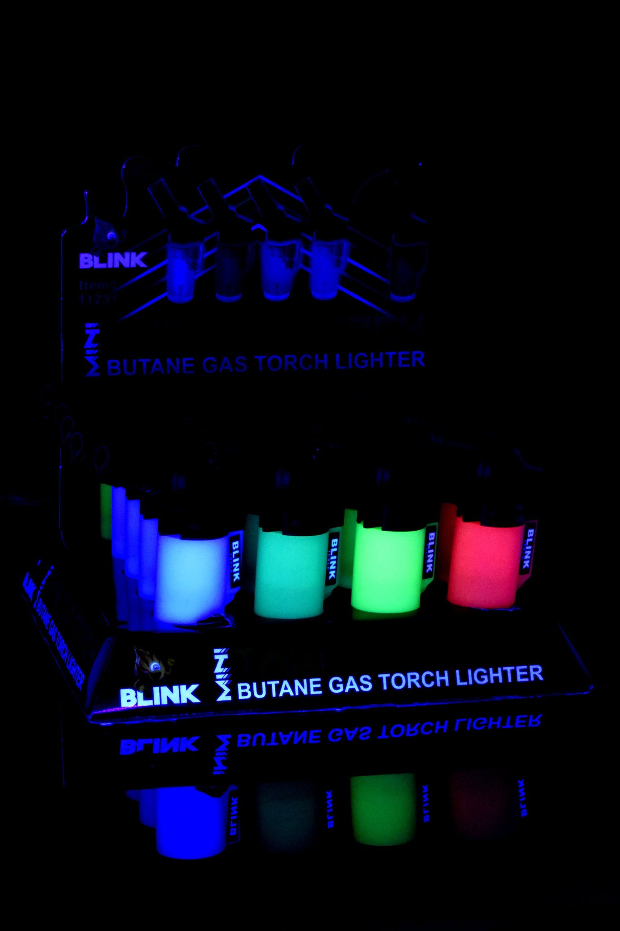 Blink Glow Mini Twisted Torch Lighters – 20-Count Display