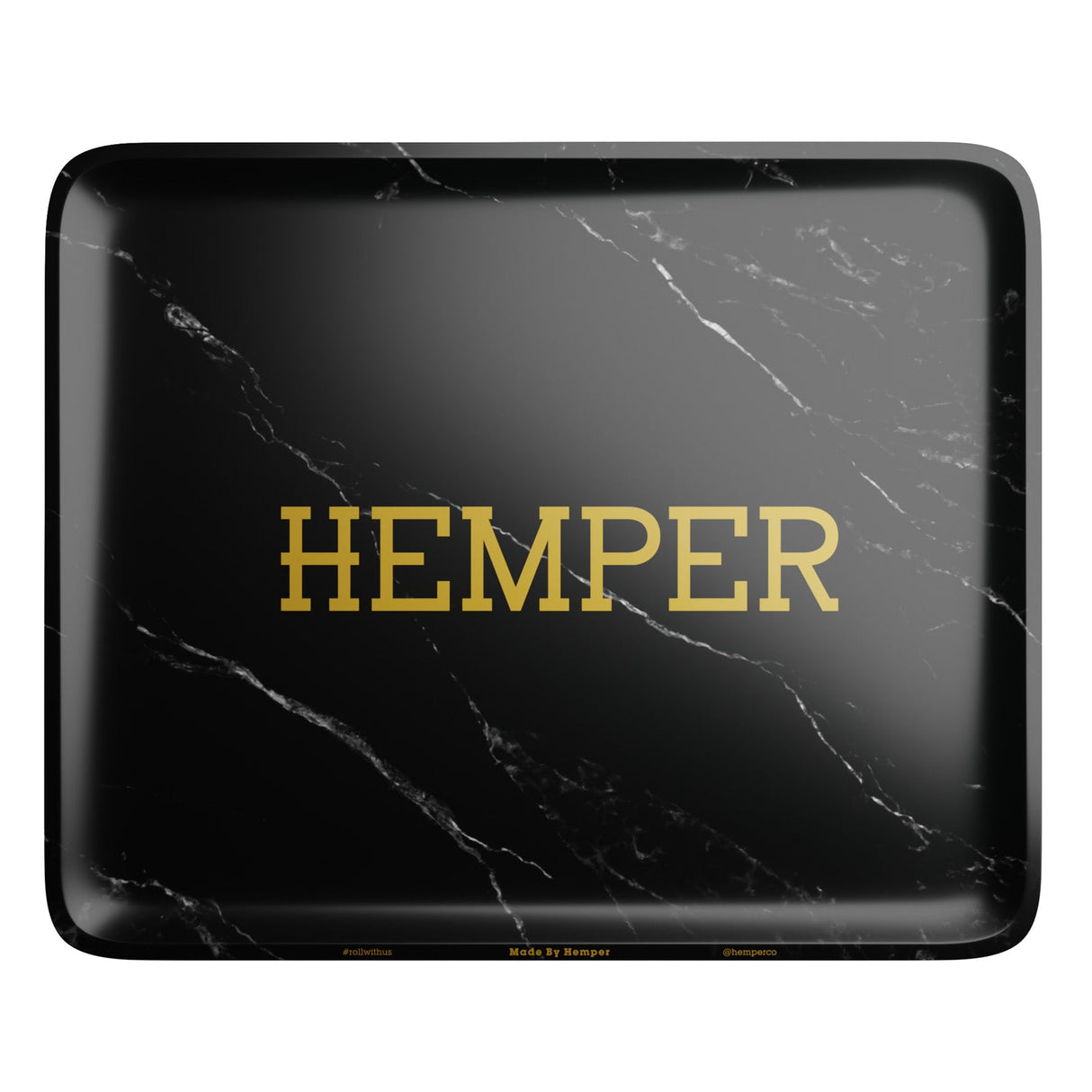 HEMPER - Luxe Black Marble Rolling Tray