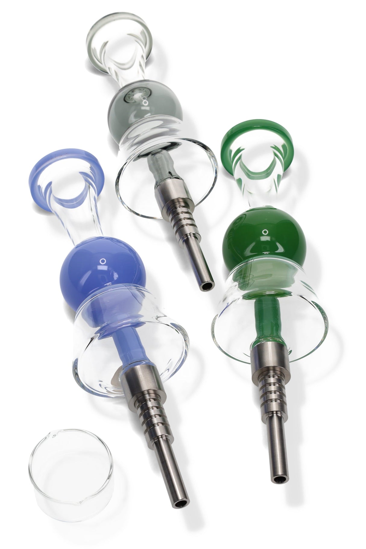 Glass Dab Straw Kit “Bubble Shield” – Choose Color