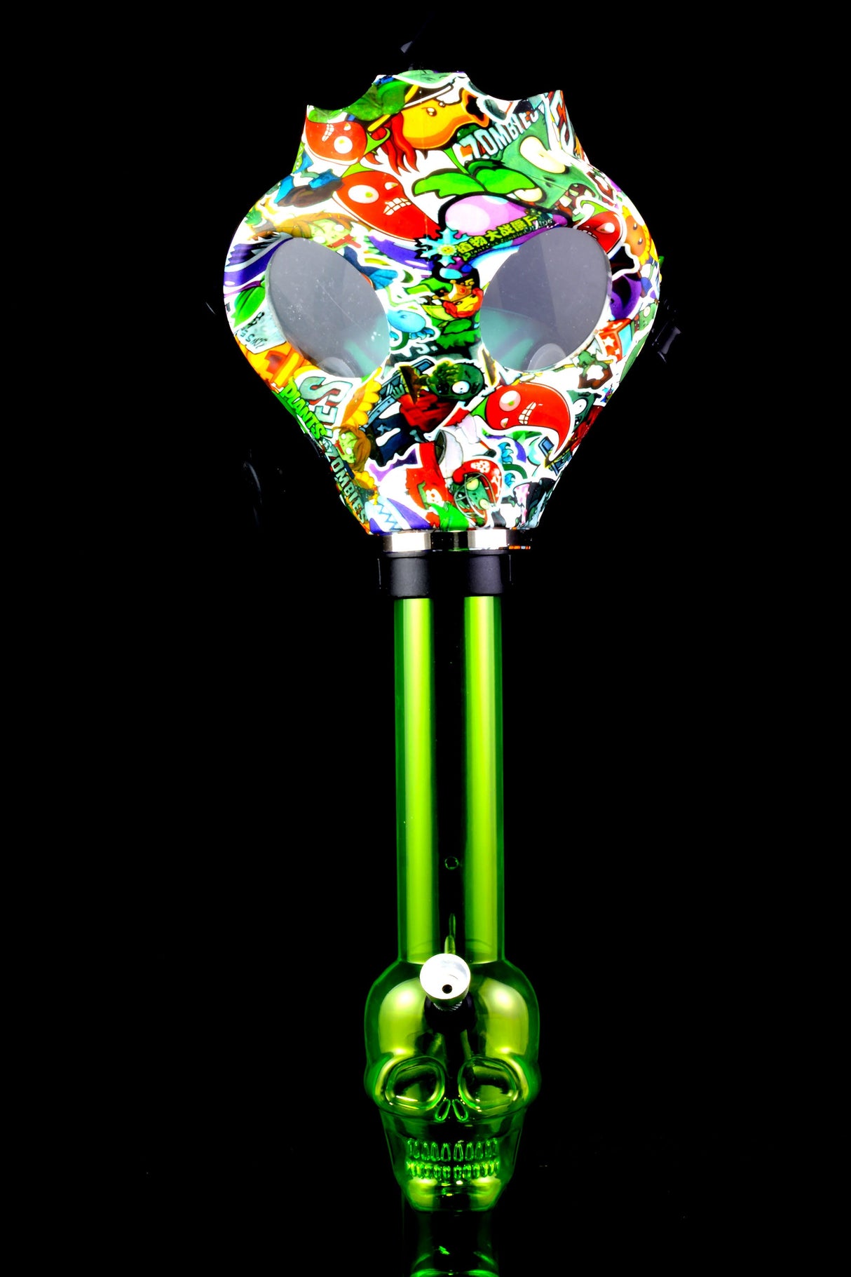 Acrylic Gas Mask Bong “Alien Skull” – Design Options