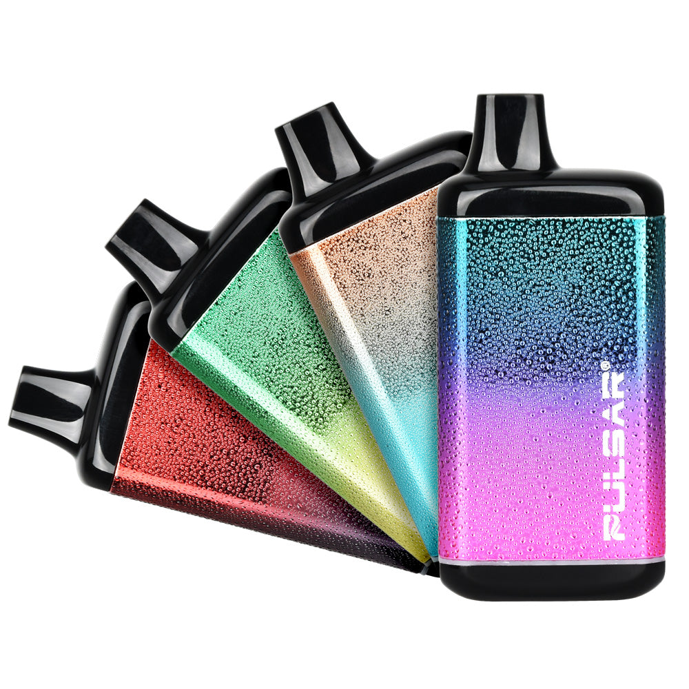 Pulsar 510 DL 2.0 Mist Series Vape Bars in Black, Green, Red, and Blue, 650mAh Battery
