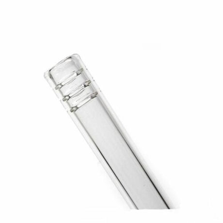 14mm Female Glass Diffuser Downstem for Bongs, Clear Borosilicate, Slit-Diffuser, Top View