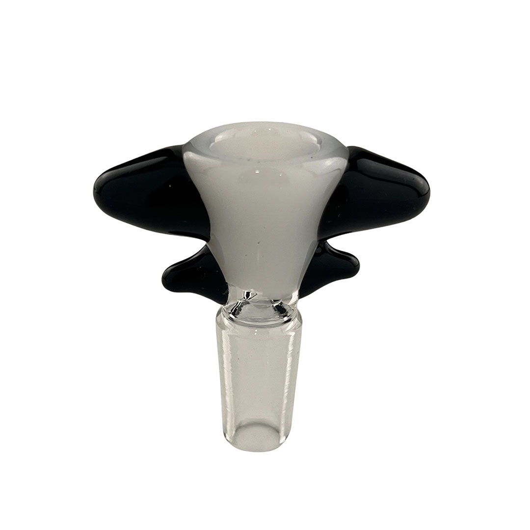 14mm White Fossil Horns Bowl