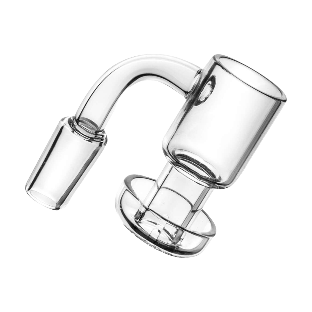 PILOT DIARY 14mm Terp Slurper Quartz Banger - Clear, Angled Side View