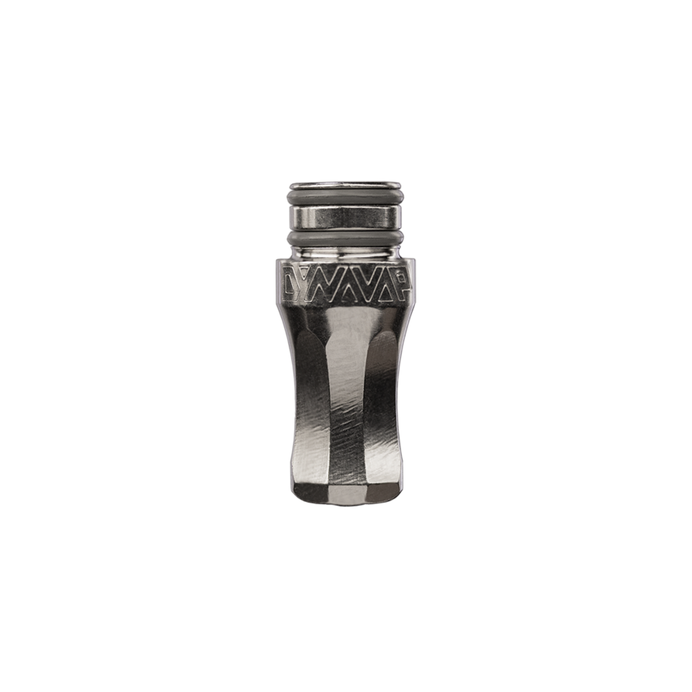 DynaVap M condenser assembly shown fully attached to The M stem, ready for use as an XL vaporizer.