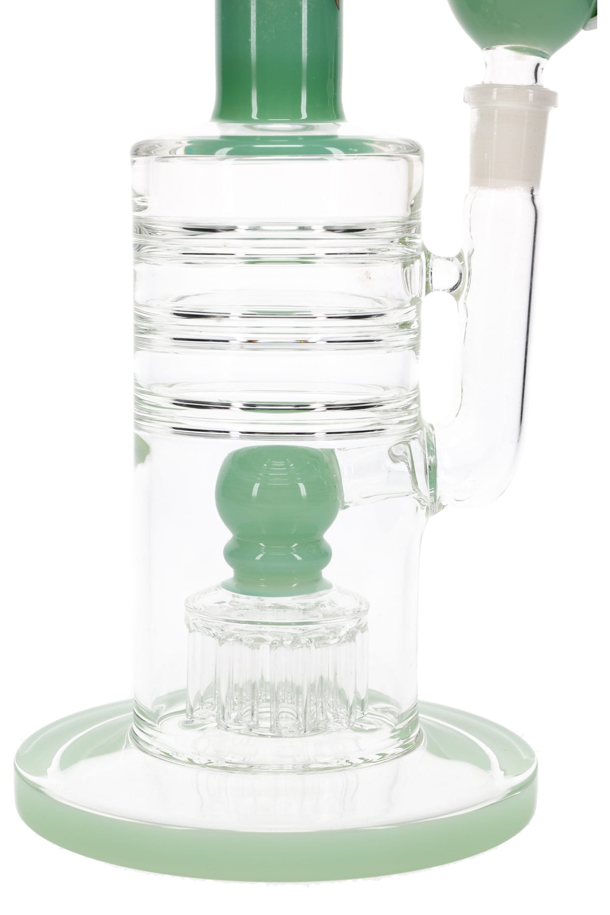 Delusion Straight Shooter Glass Bong – 12″ – 9-Arm Tree Perc – Assorted Colors