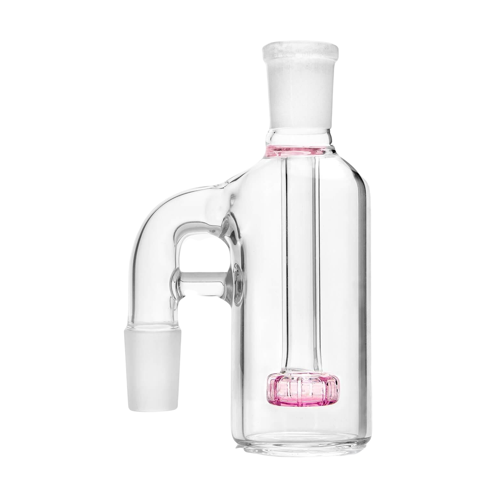 PILOT DIARY 18mm 90 Degree Ash Catcher in Pink, Front View on Seamless White Background