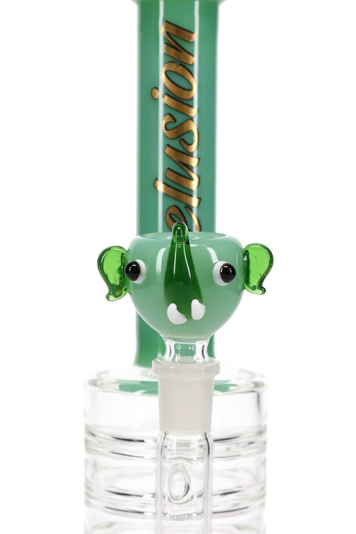 Delusion Straight Shooter Glass Bong – 12″ – 9-Arm Tree Perc – Assorted Colors