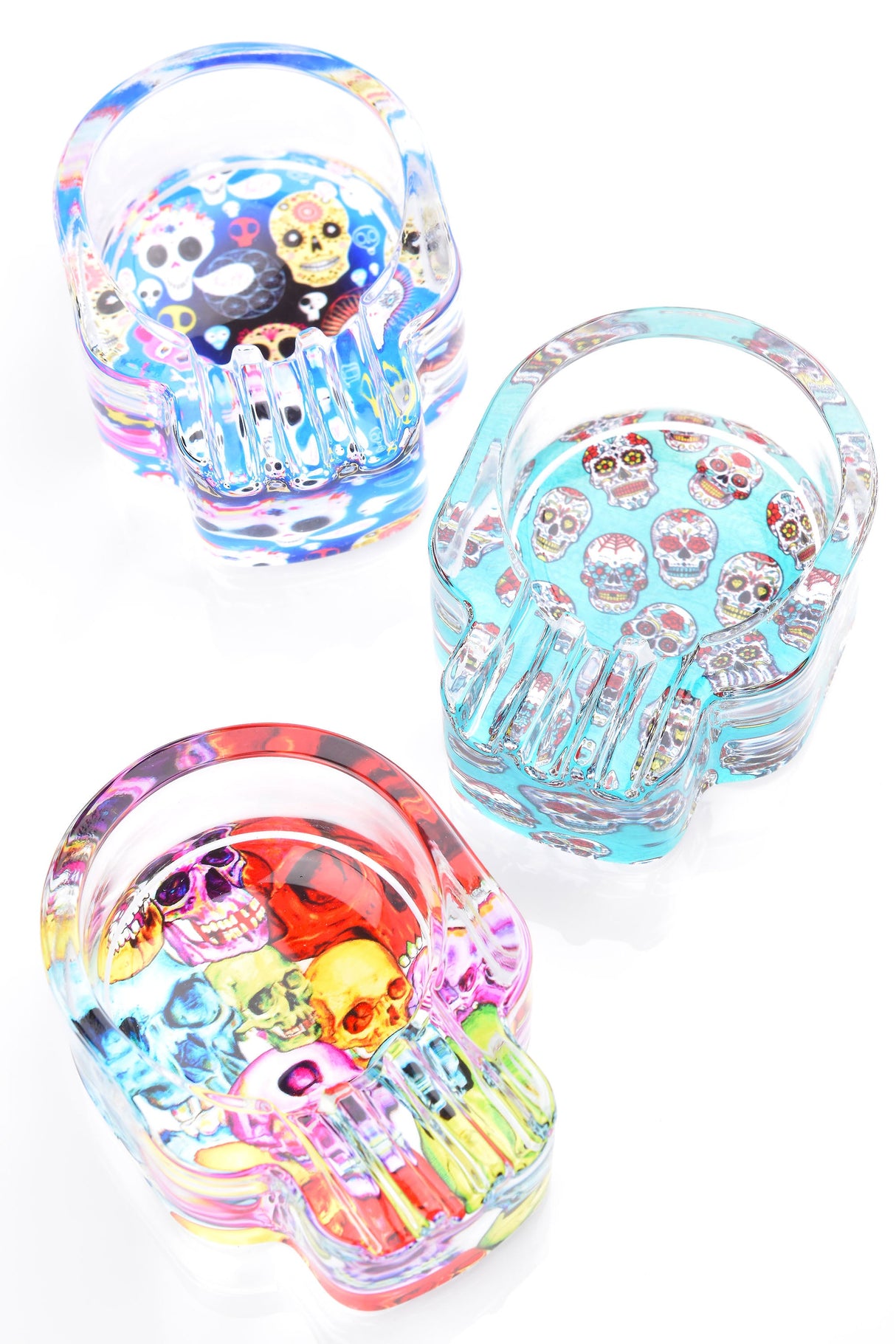 3.5″ Skull Glass Ashtray – Pop Designs