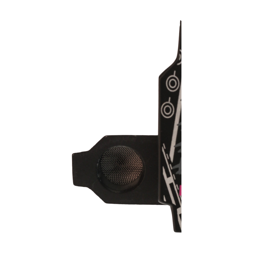 Thick Ass Glass 2.5" Metal Aircraft Carrier Pipe, Stealth Dry Herb Use, Side View