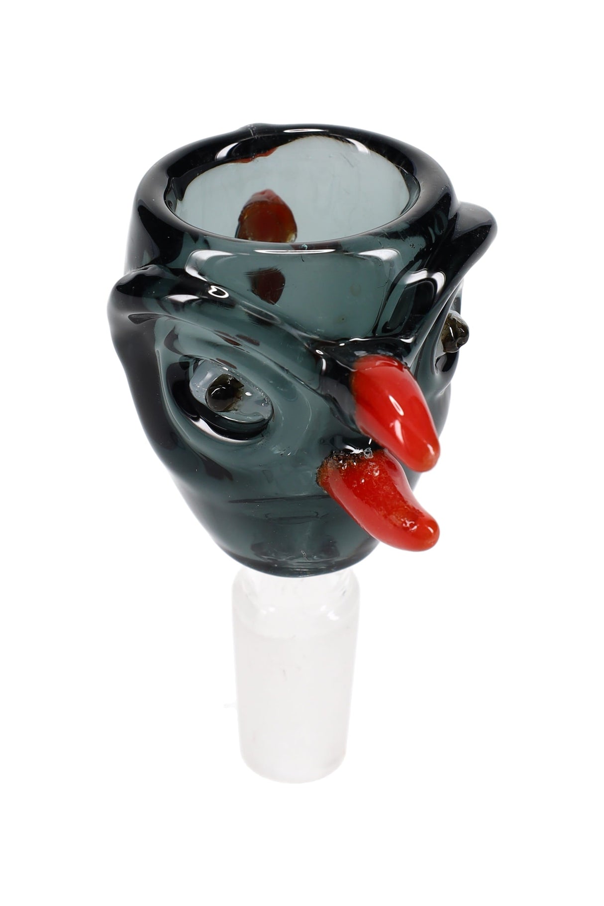 Glass-on-Glass 14.5 mm Male Bird Bong Bowl “Sky Beak”