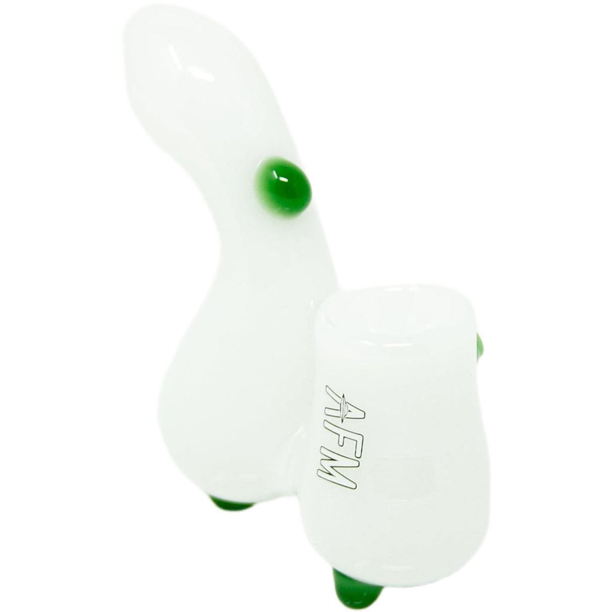 3.5" AFM Groovy Glass Sherlock Hand Pipe