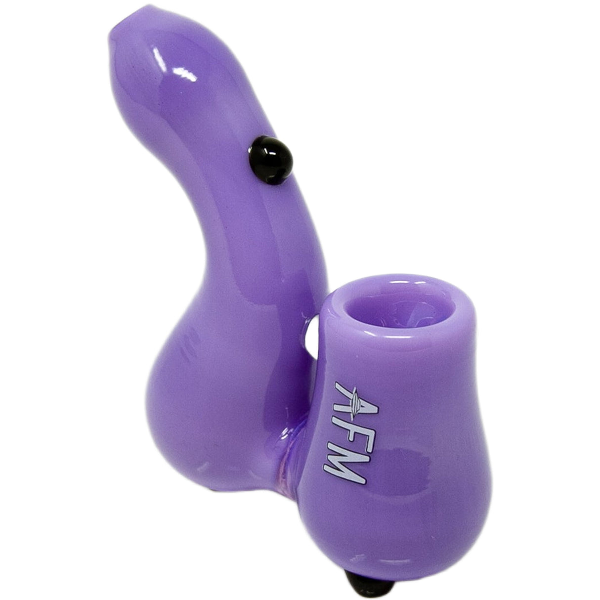 3.5" AFM Groovy Glass Sherlock Hand Pipe
