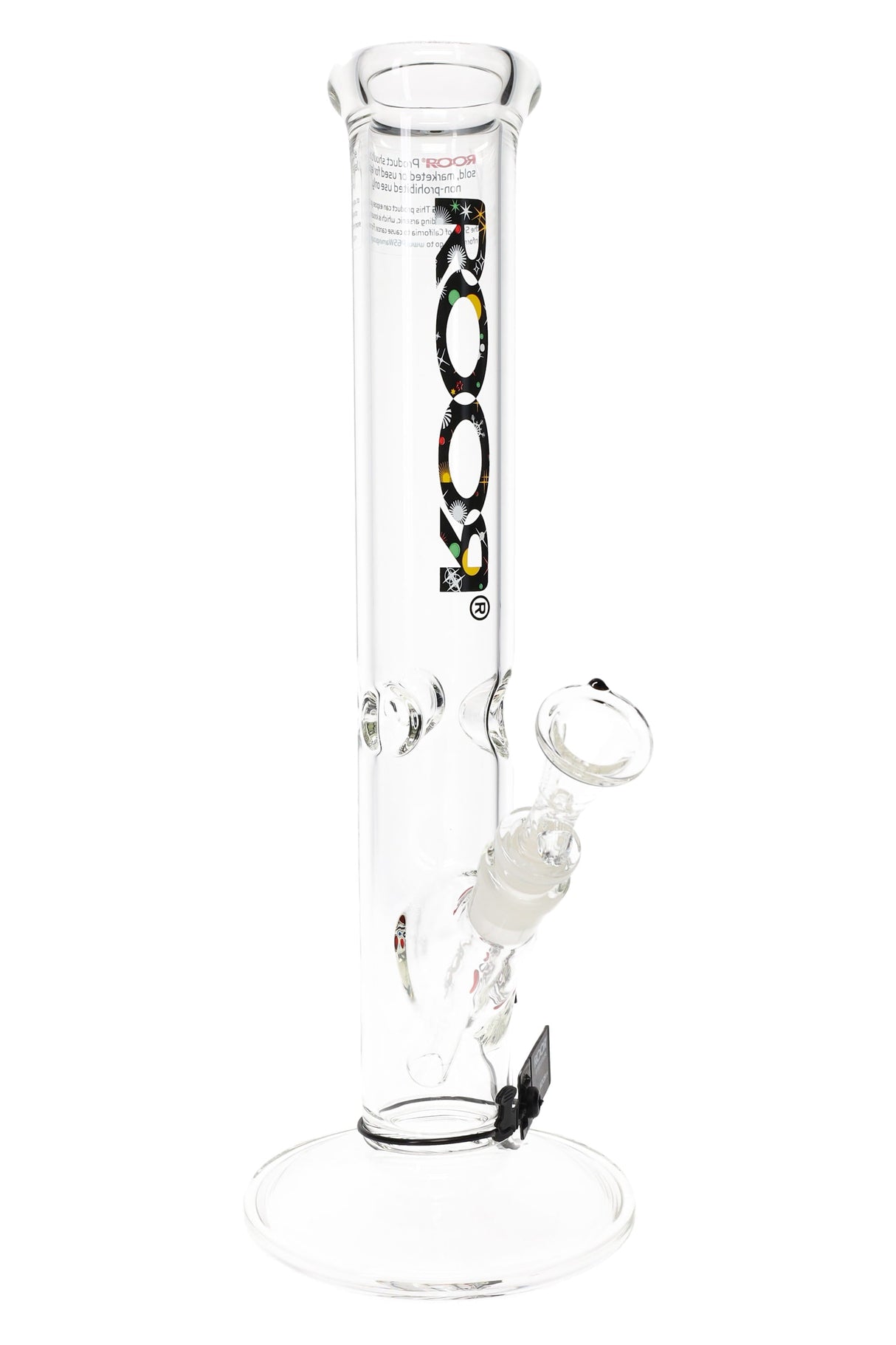 ROOR 14″ 50 mm Straight Tube Bong – Ice Pinch – 5 mm Thick