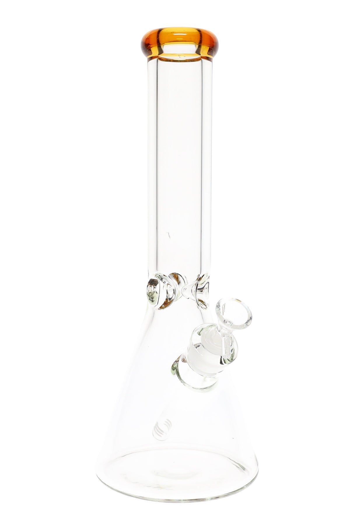 Clear Beaker Glass Bong “Ice Vault” – Ice Pinch – 13.5″ – Assorted Colors