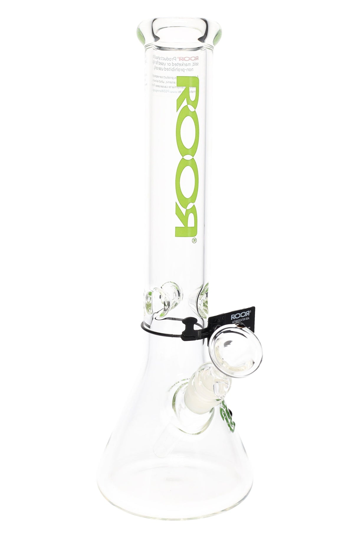 ROOR 5 mm Beaker Bong with Ice Pinch – Glass-on-Glass Classic