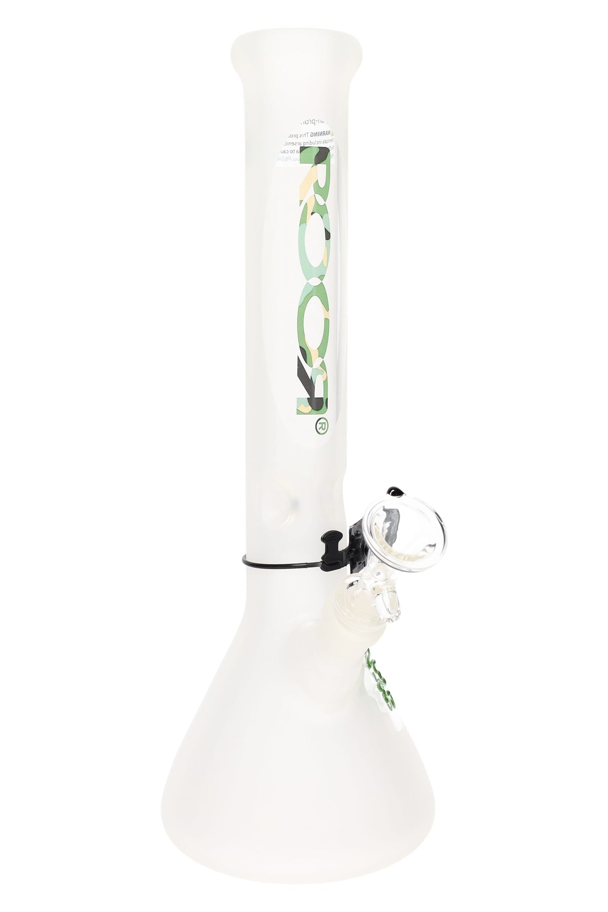 ROOR 14″ Frosted Beaker Bong – Ice Pinch – 5mm Glass