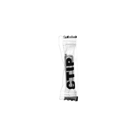 CTIP Aluminum Activated Carbon Filter Tip pack, 26mm, for bong enhancement, front view