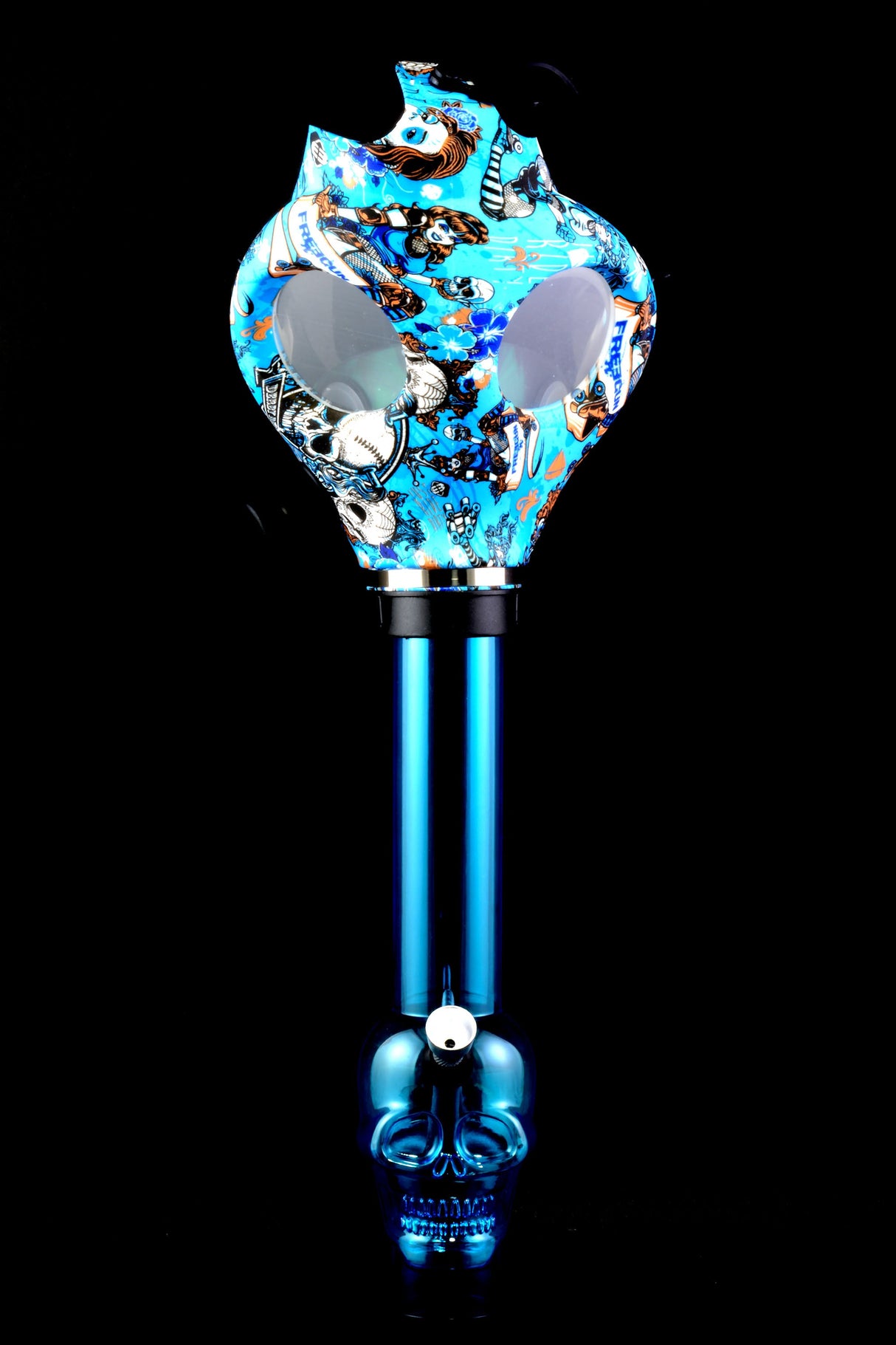 Acrylic Gas Mask Bong “Alien Skull” – Design Options