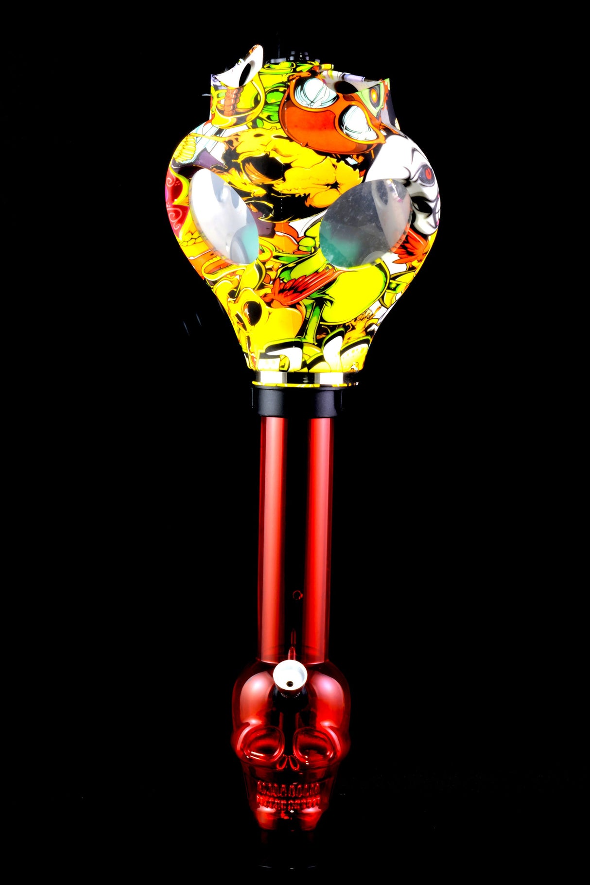 Acrylic Gas Mask Bong “Alien Skull” – Design Options