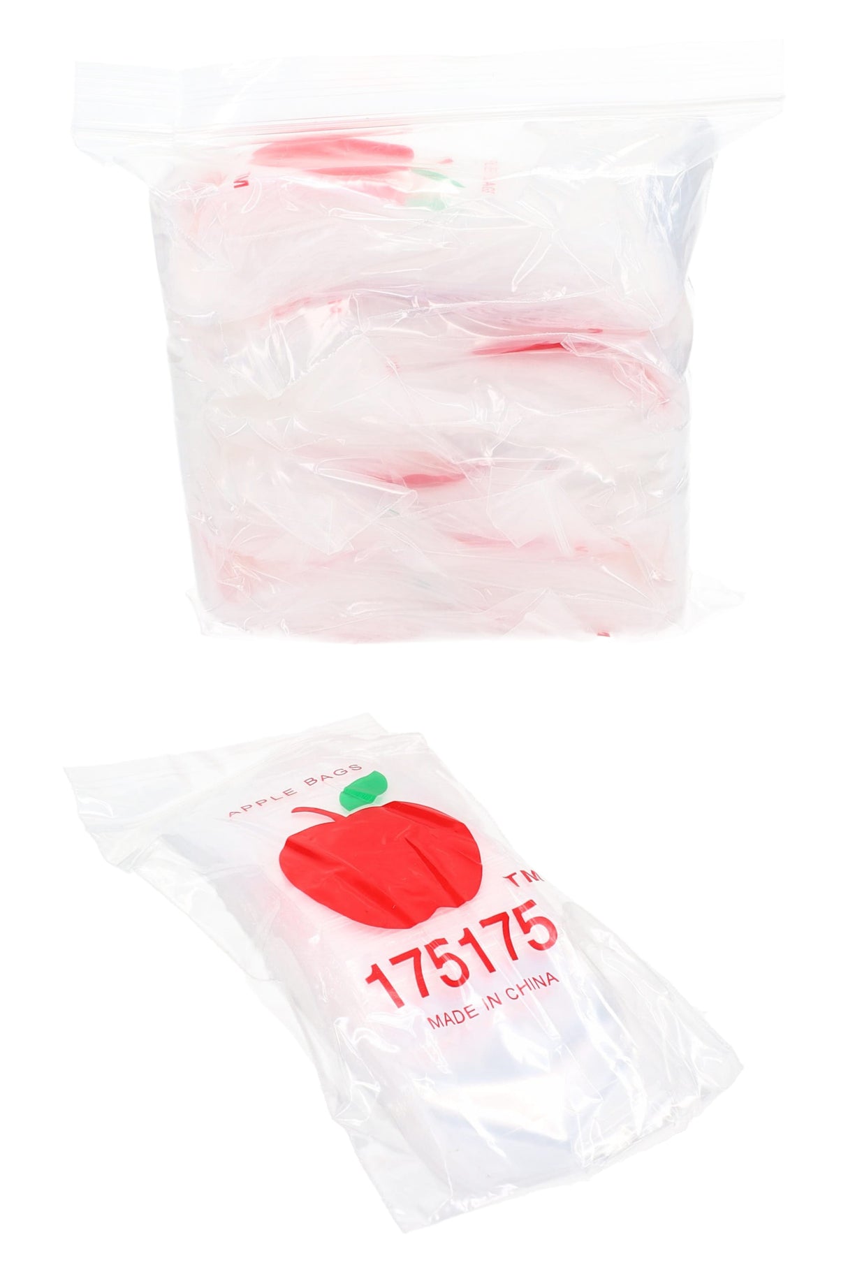 Apple Bags Mini Zip Baggies – 1 ¾″ × 1 ¾″ – 1000 Pack