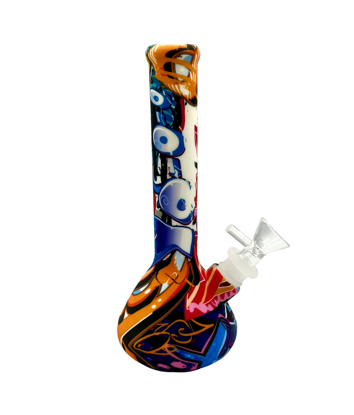 Graffiti Silicone Bong