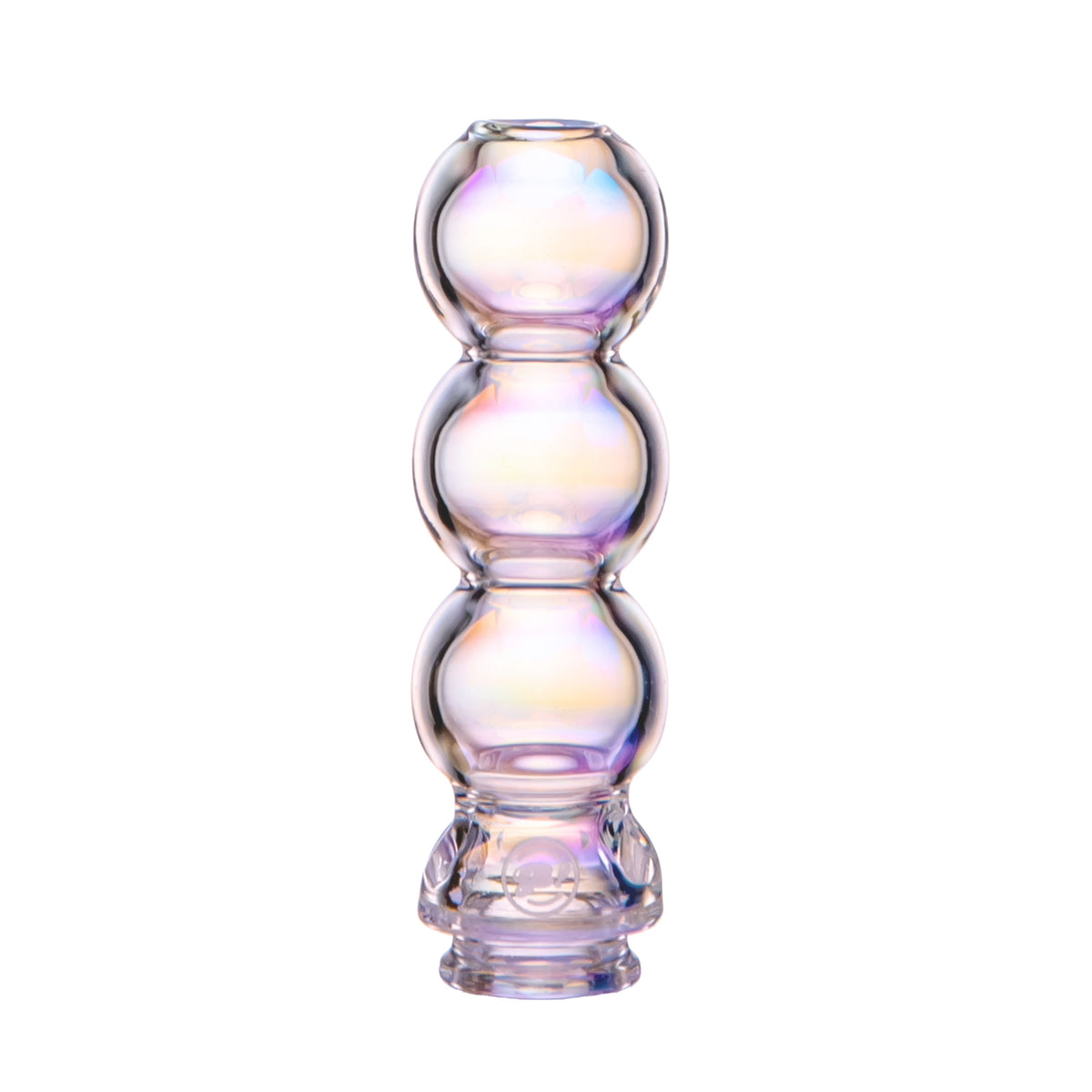 BigFun Bubble Pivot Top with glossy electroplated iridescent finish