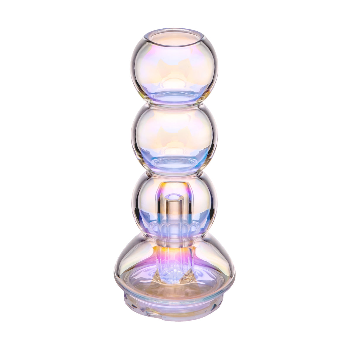 BigFun! Bubble Peak Top handcrafted borosilicate glass, side view