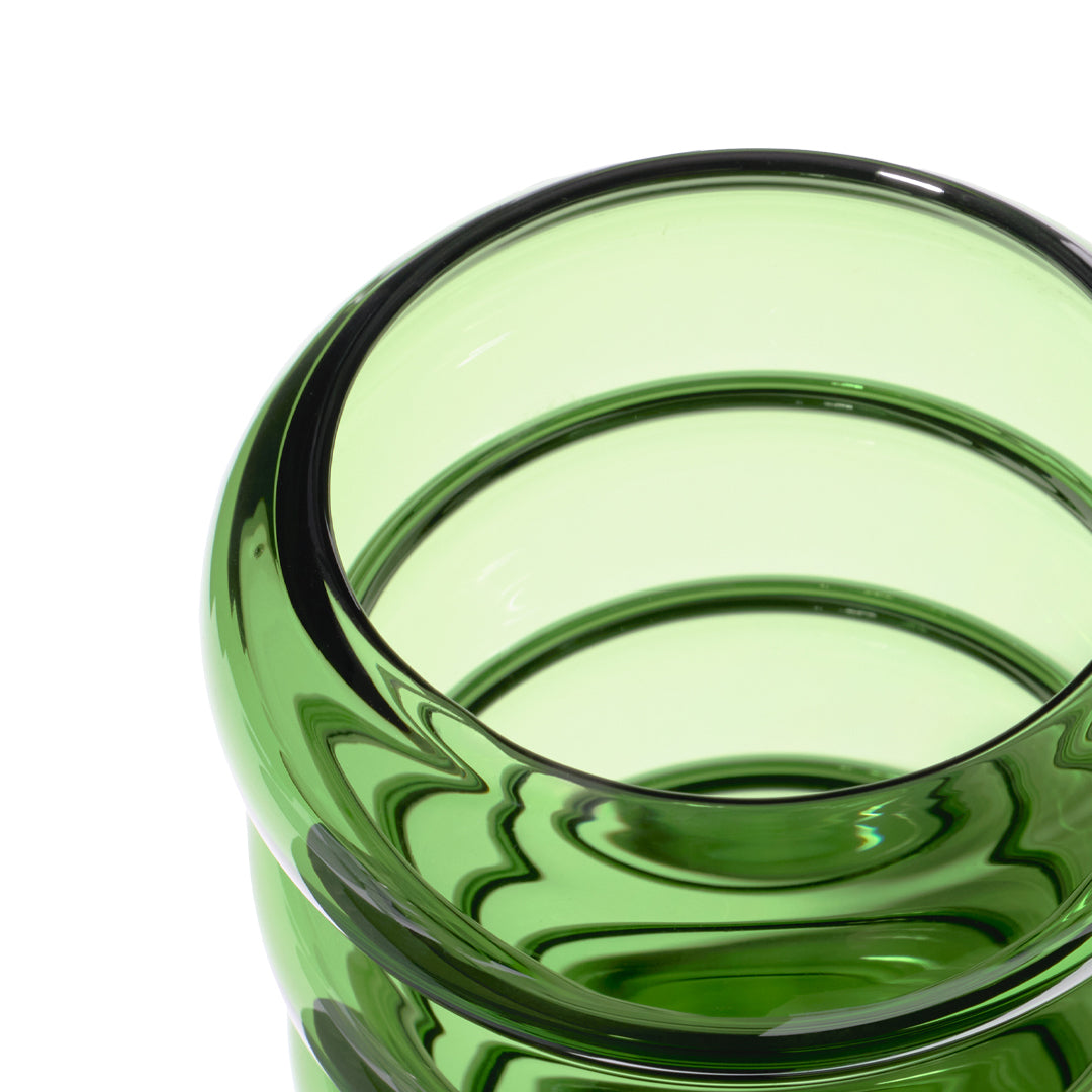 NWTN Home Bolla borosilicate glass gravity bong with bubble-inspired Memphis design