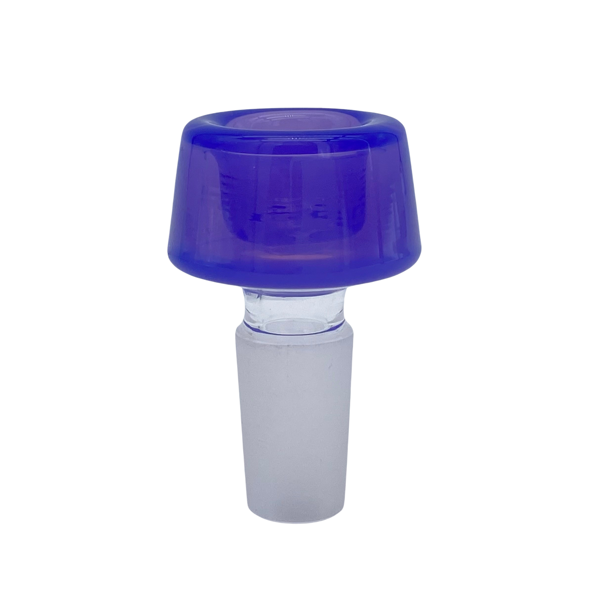 MAV Glass 7 Hole Pro Bowl 14mm in Cobalt Blue - Front View on White Background