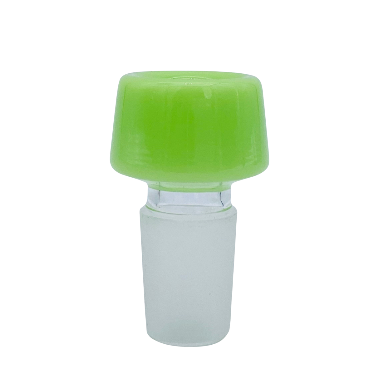 MAV Glass 7 Hole Pro Bowl (19mm) in Green - Front View on Seamless White Background