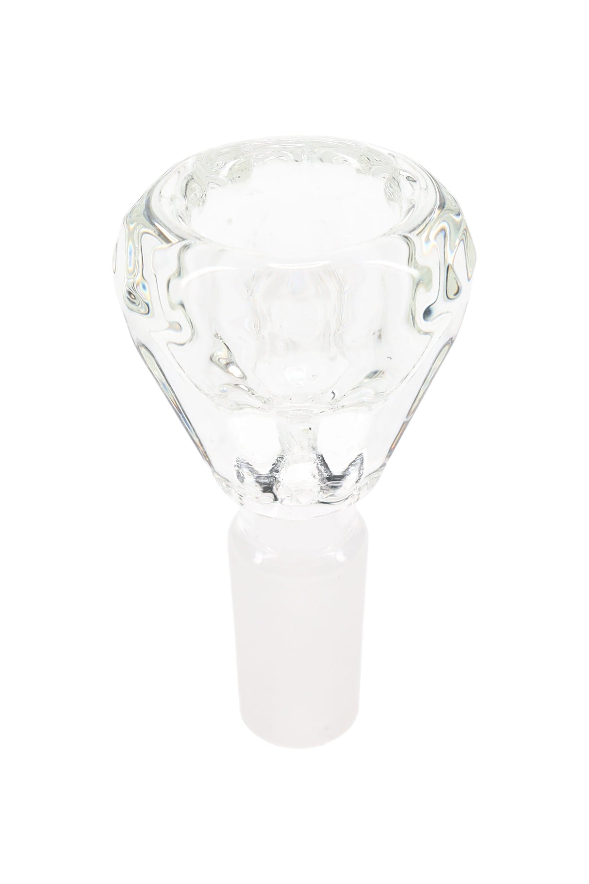 Diamond-Cut Colored Glass Bowl “Gem Cut” – 14.5 mm Male