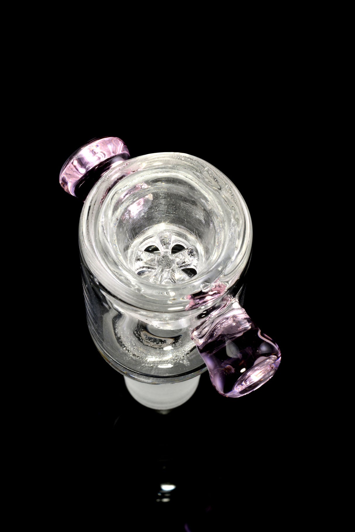 Glass-on-Glass Screen Bowl “Ash Saver” – 14.5 mm Male