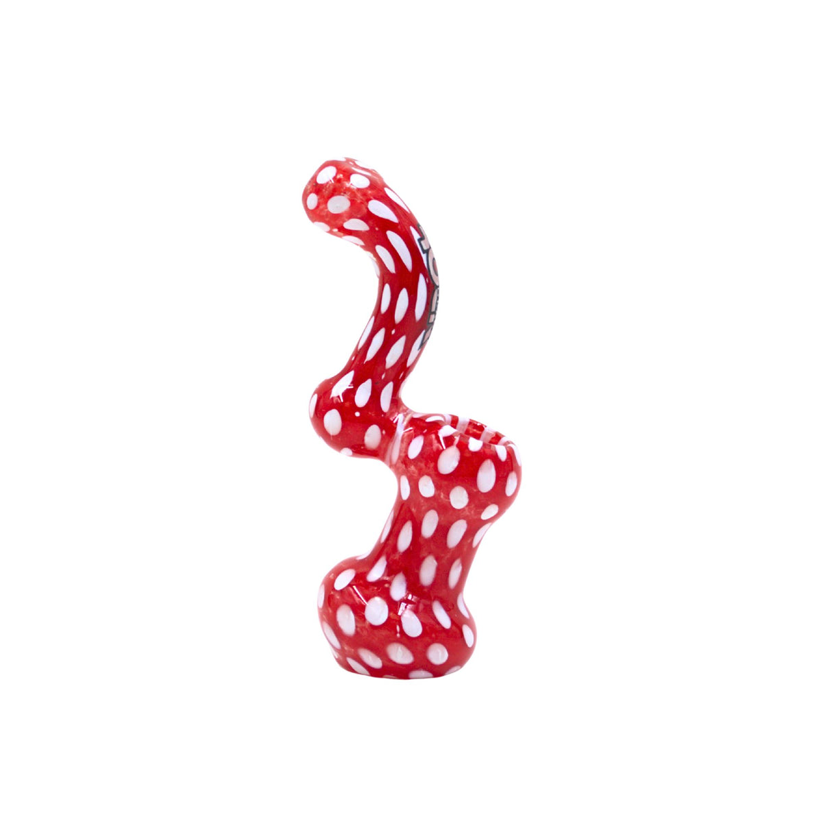 Dot Pop Rock Glass Standing Sherlock Bubbler