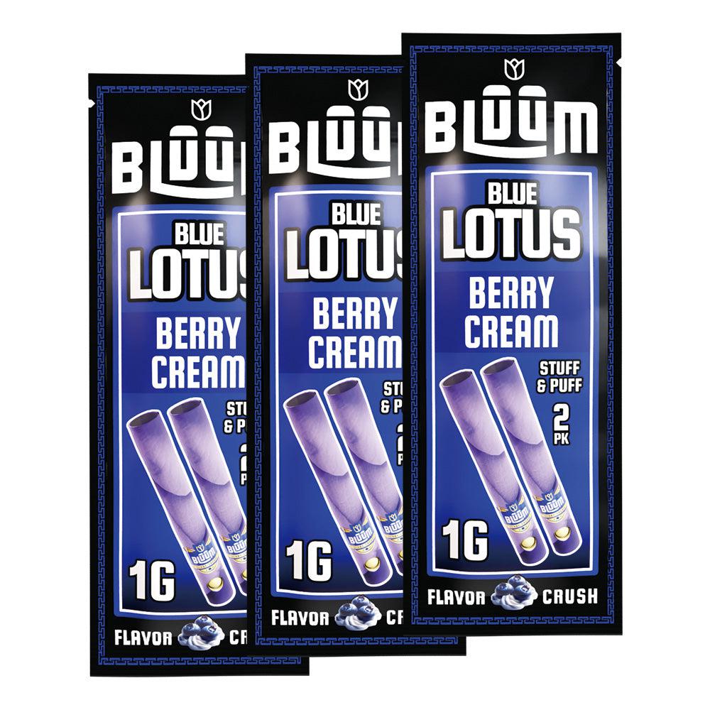 Bluum Wild Flower Cones - Blue Lotus - Berry Cream - 2pk - 3ct