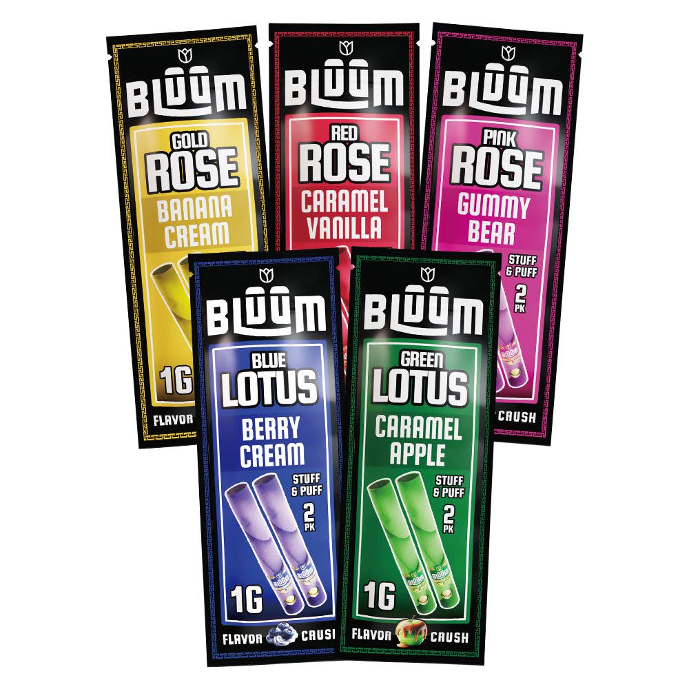 Bluum Wild Flower Rolls - Rose and Lotus - Mixed Flavor Bundle - 2pk - 3ct