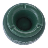 Fujima Moroccan Ceramic Ashtray - Green Floral / 5"