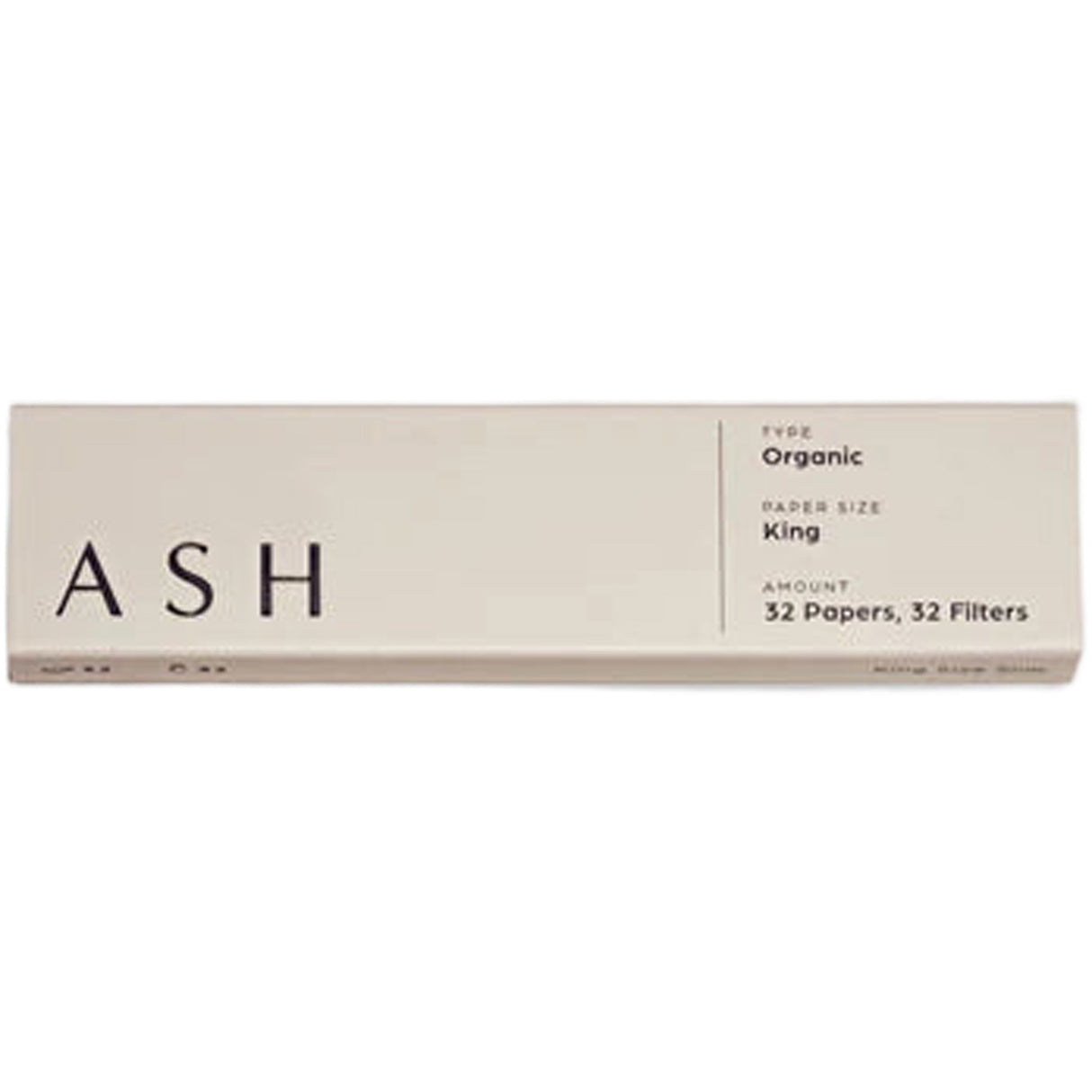 Ash Rolling Paper | King | Organic