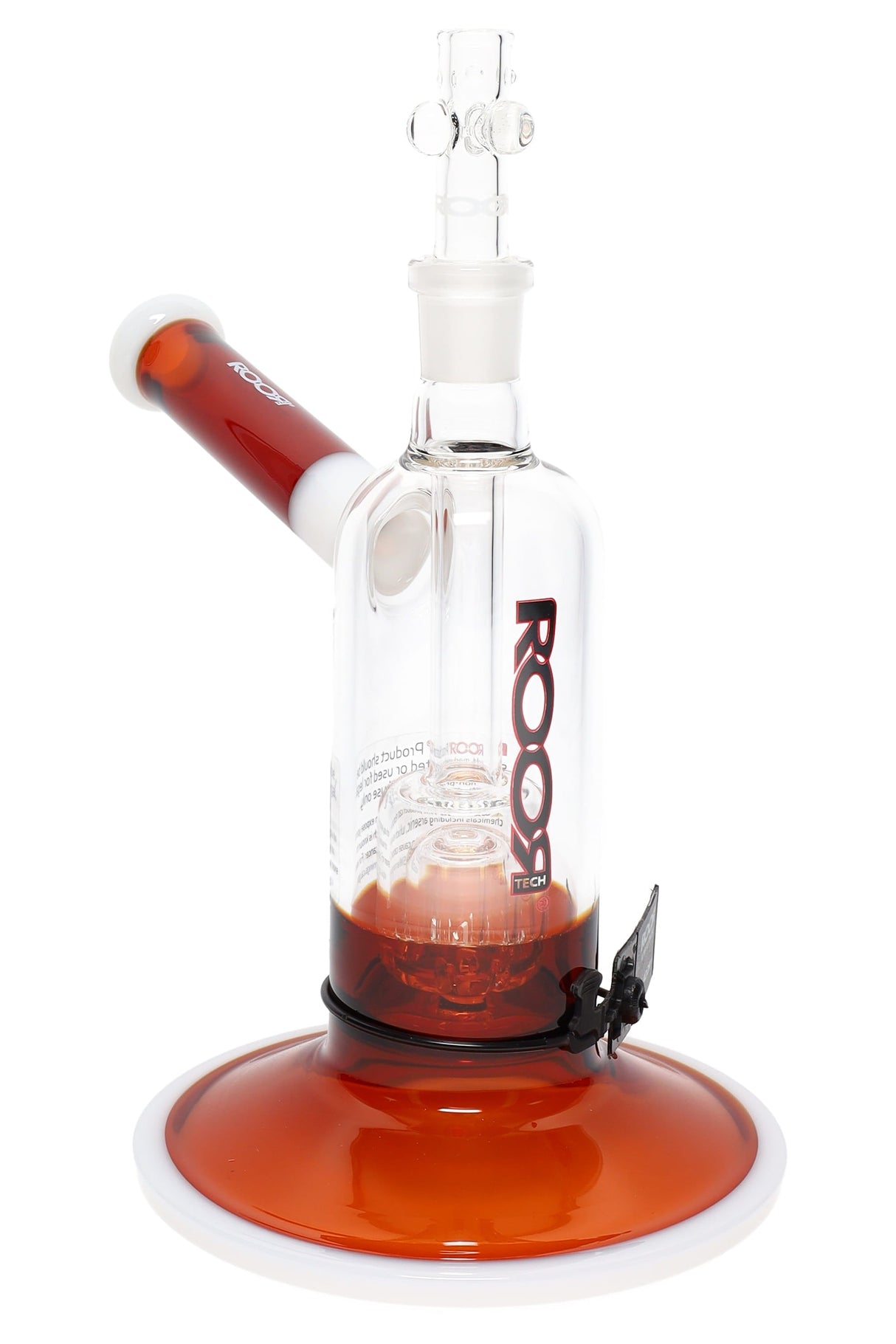 RooR Tech 7.5β³ Multicolor Glass on Glass Bubbler β Barrel Perc