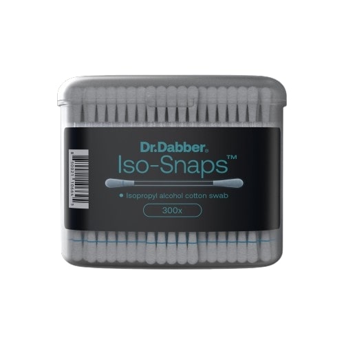 Dr. Dabber Iso-Snaps pack, 300ct alcohol-infused cleaning swabs for easy vape maintenance