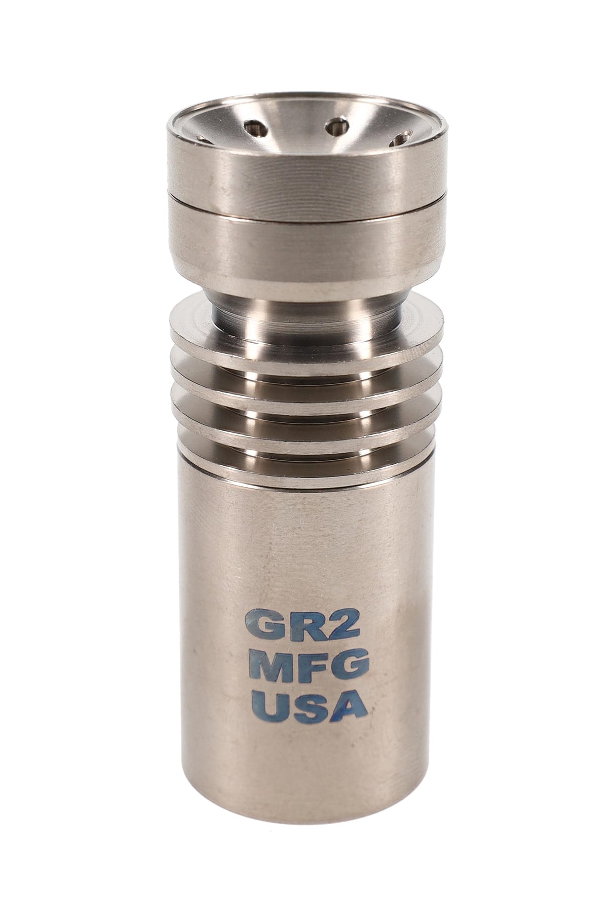 GR2 Titanium 18.8 mm Female 7-Hole Spinner Nail – US-Made