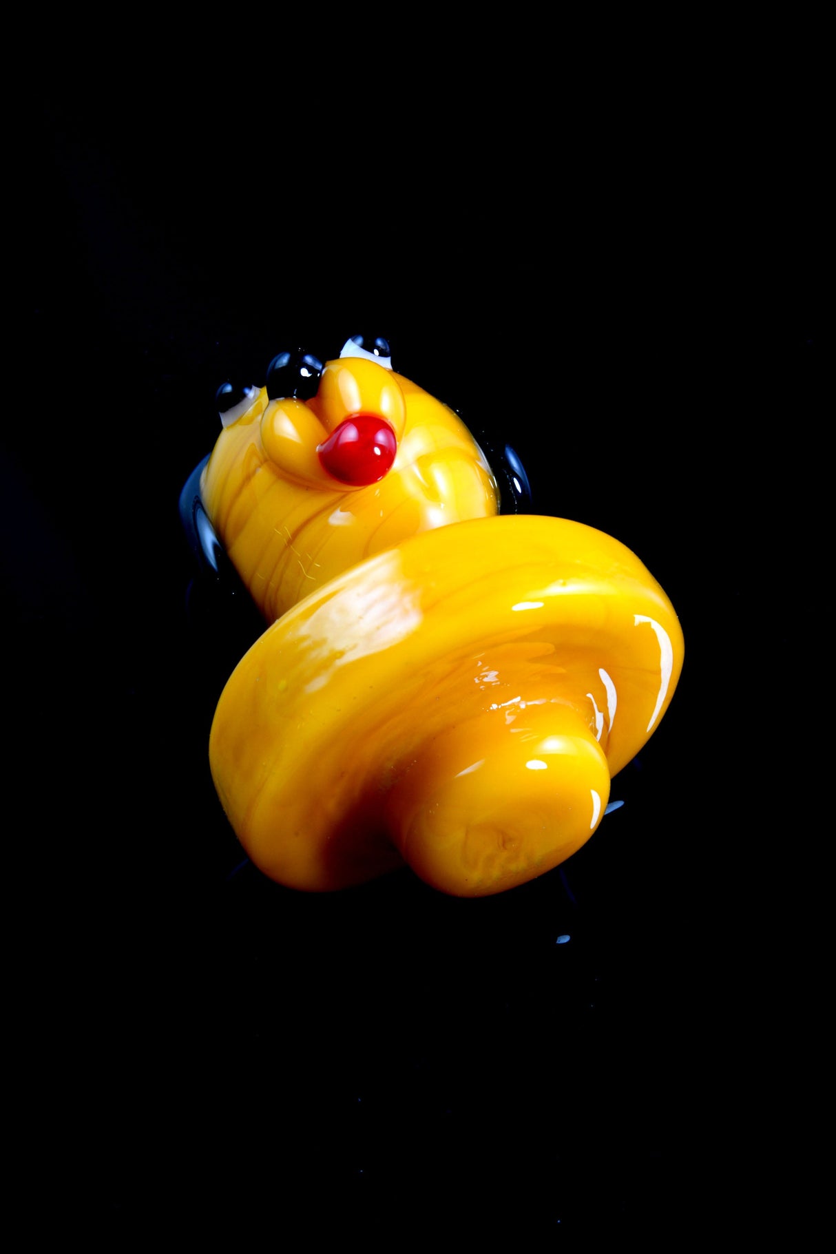 Glass “Happy Hound” Carb Cap – Assorted Colors