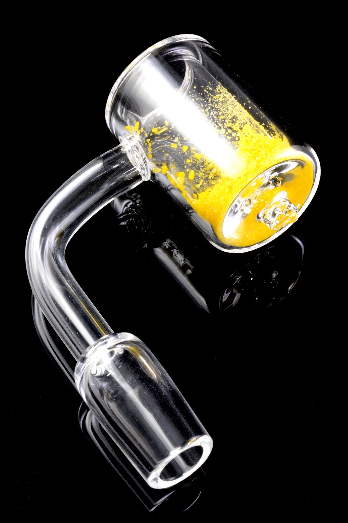 Quartz 14.5 mm Male 90° Thermochromic Banger – Domeless