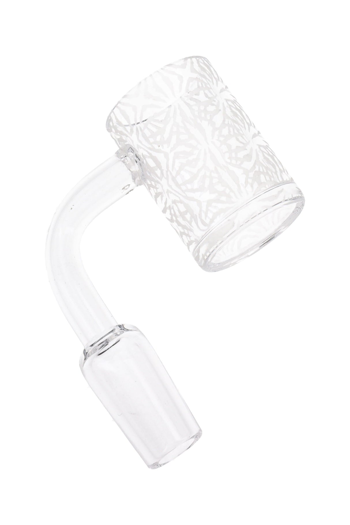 Quartz 14.5 mm Male Flat-Top Banger – Frosted Design