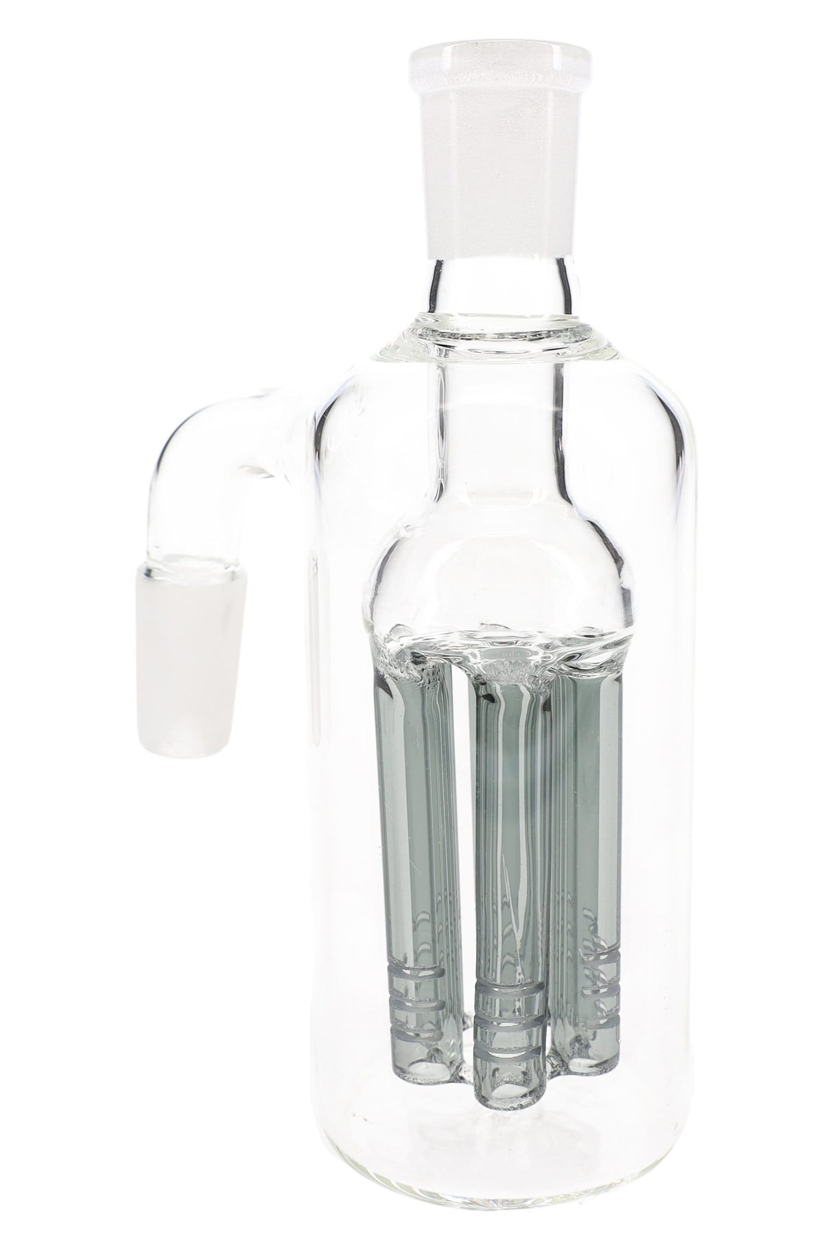Glass Ash Catcher – 14.5 mm Male to Female 90° – 6-Arm Tree Perc – 4½″