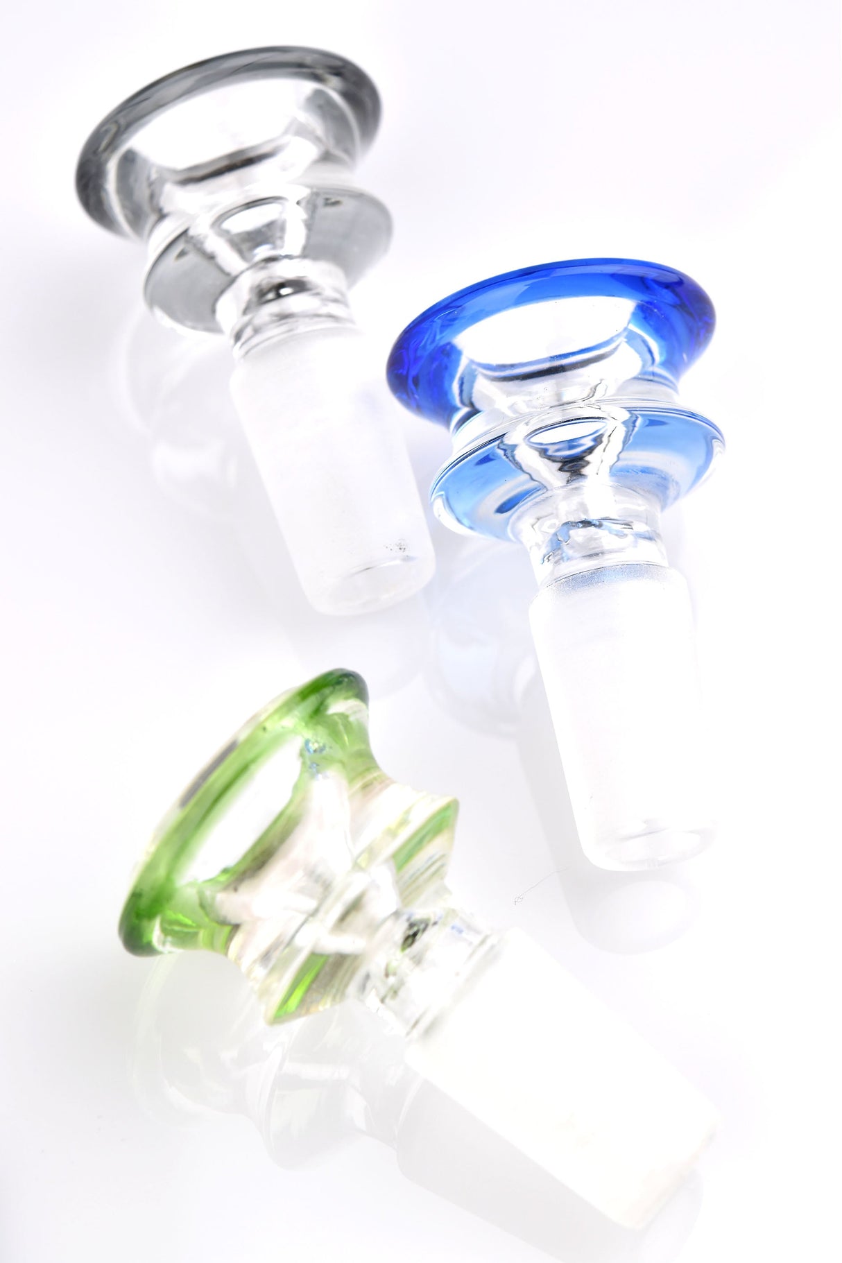 Glass 14.5 mm Male GoG Bowl “Color Rim”