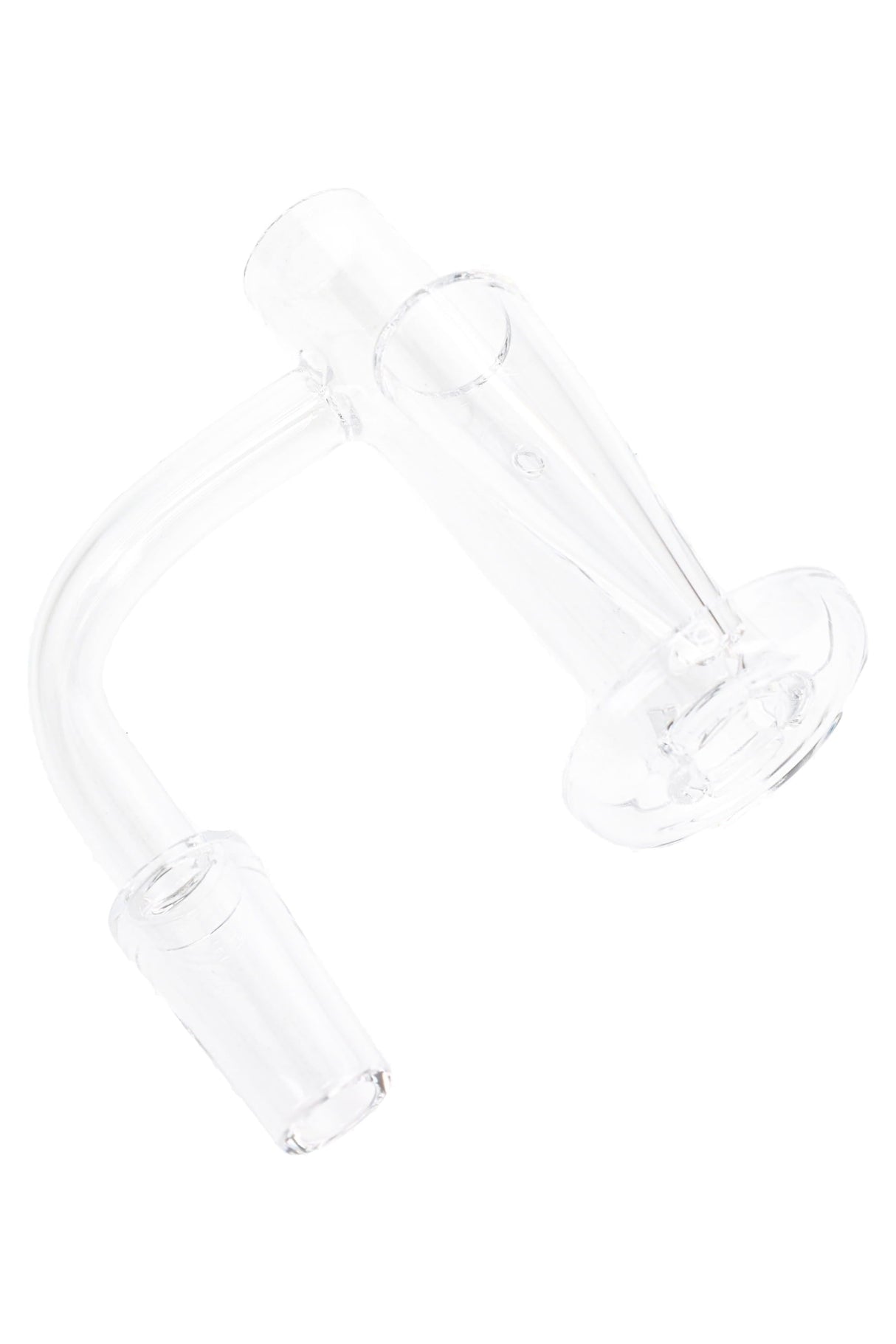 Long Neck Funnel Quartz 14.5 mm Male 90° Terp Slurper Banger