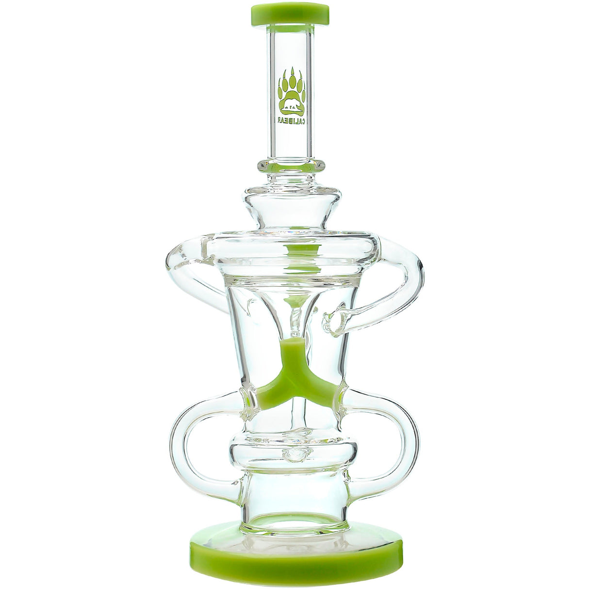Calibear 10'' Twin Stream Recycler Dab Rig